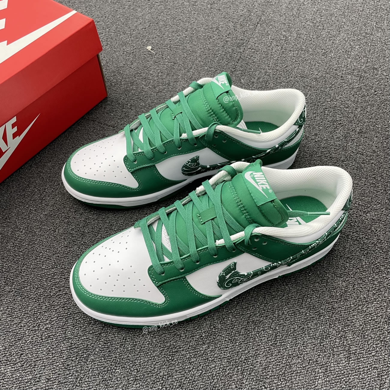 Nike Dunk Low Green Paisley Anpkick Dh4401 102 (6) - www.newkick.vip